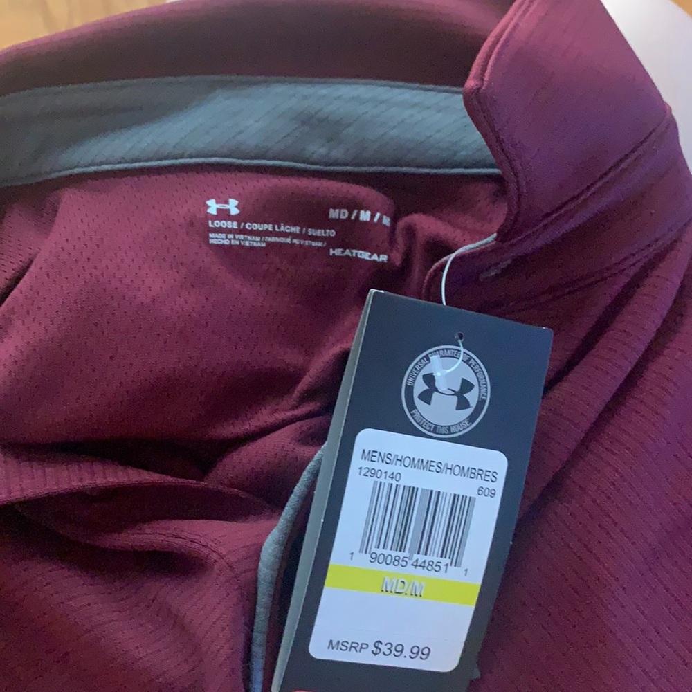 Dark Red golf shirt